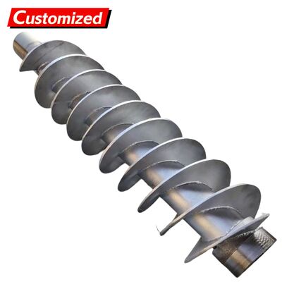 Un bon prix. Lames de vis transporteuses personnalisées en acier inoxydable et en acier au carbone avec des conceptions avec/sans arbre pour les composants de convoyeurs à vis pour l'énergie et l'exploitation minière, les fermes, les travaux de construction en ligne