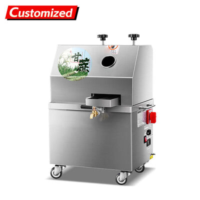 Un bon prix. Juicer de canne à sucre de haute qualité sur mesure (avec moteur) Construction en acier inoxydable 304 Haute efficacité et économie d'énergie Idéal pour les bars à jus à fort trafic en ligne