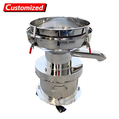 Un bon prix. Séparateur vibrant de jus d'orange personnalisé Filtre électrique vibrant à haut rendement Écran de traitement des aliments Équipement de filtrage vibrant pour l'extraction et la séparation du jus de fruits en ligne