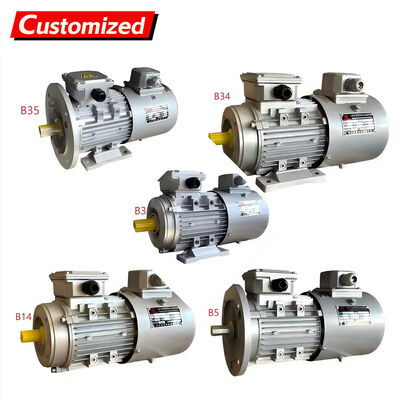 Un bon prix. Moteur à entraînement à fréquence variable CA à trois phases de 1400 tr/min avec démarrage en douceur et régulation de vitesse sans pas en ligne