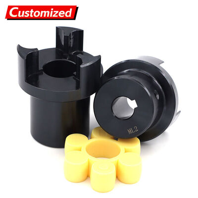 Un bon prix. OEM Conception personnalisée en acier rectangulaire flexible à cinq points d'accouplement de l'arbre de la ligne avec structure conique de la clé et couple nominal de 2000 nm en ligne