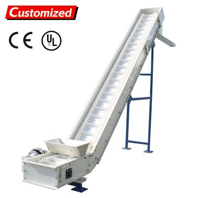 Un bon prix. Convoyeur à bande PU de qualité alimentaire avec réglage de l'angle d'inclinaison de 15° à 45° et faible bruit de 55 décibels pour le chargement et le déchargement de céréales en ligne