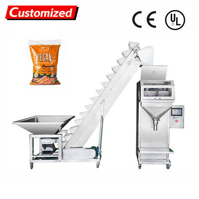 Un bon prix. Machine semi-automatique de remplissage et d'étanchéité de granulés en acier inoxydable 201/304 Construction et capacité de 5 à 10 sacs/min en ligne