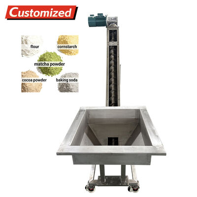 Un bon prix. Transporteur à vis en forme de U sur mesure avec prévention des fuites de poudre et matériau en acier inoxydable pour diverses industries en ligne