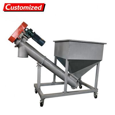 Un bon prix. Convecteur à vis et alimentateur en acier inoxydable de haute précision sur mesure pour matériaux granulaires et en poudre en ligne