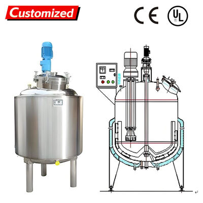 Un bon prix. Homogénéisateur et disperseur en acier inoxydable 500L/1000L sur mesure pour boues chimiques et mélange de liquides en ligne