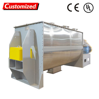 Un bon prix. Mélangeur de poudre horizontal à vitesse variable en acier inoxydable avec une capacité de mélange de 500 à 1000 litres en ligne