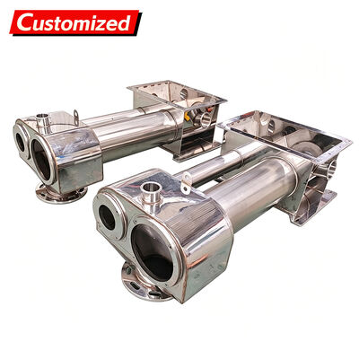 Un bon prix. Alimentateur de mesure à double vis de haute précision avec dimension personnalisée et entraînement à fréquence variable pour poudres et granulés En ligne